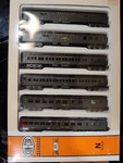 Con Cor Scale Six Santa Fe Passenger Car Set - New / Old Stock. Fixed Price $110.00.