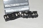 Ho Scale Walthers Proto 2204 Heavyweight Passenger Car Trucks Type 2411 6-WHEEL. Fixed Price $19.00.