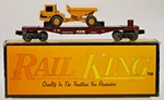 Mth Rail King 30-7614 Construction Flat Car With Die-cast Cat Dump Truck Ln. Fixed Price $69.99.