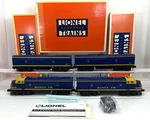 Lionel 6-18117 Santa Fe Blue F-3 Abba Diesels Gauge Used Conventional Rs #200. Fixed Price $539.99.