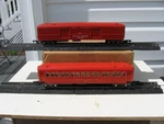 American Flyer Gauge Red Passenger Car 650 Railway Express 651. Fixed Price $35.00.