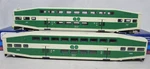 Athearn Ho Scale Go Transit Bombardier Passenger Control & Coach Car Set Nos. Fixed Price $188.00.