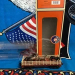 Lionel 6-26036 O27 Union Pacific Flat Car With 4 Horse Ln/ob. Fixed Price $45.00.