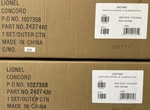 Lionel 2427430 & 2427440 North Pole Central 18 Aluminum Passenger (7) Car Set. Fixed Price $1749.00.