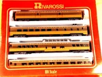 Vintage Rivarossi 1930 Milwaukee Ho Passenger Car Set A. Never Run On Track.. Fixed Price $100.00.