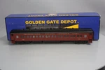 Golden Gate Depot Prsl Plastic '80 Heavy Weight Coach #9910 (3 Rail) Ln/box. Fixed Price $132.99.