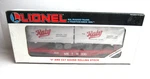 Lionel O/O-27 Scale Missouri, Kansas & Texas Flatcar With Trailers #6-16330 Nib. Fixed Price $19.19.
