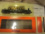 Lionel New York Central Nyc 6-16954 Road# 6434 Flatcar W/die Cast Scraper Load. Fixed Price $44.99.