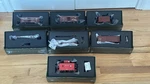 Bachmann Spectrum Lot Of 7 Cars. Freight Box Caboose Lighted Interior ON30. Fixed Price $169.50.