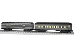 Lionel 6-81779 Santa Fe Baby Madison 2-PACK O-scale Passenger Coach/baggage Car. Fixed Price $125.00.