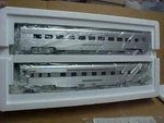 Mth Premier California Zephyr 70' Aluminum Sleeper / Diner Passenger Set 2 Car. Fixed Price $150.00.