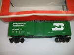 Lionel 6-6239 " Burlington Northern Box Car , Scale Size Lot #46245. Fixed Price $25.00.