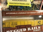 2001 Mth, Rugged Trails, Chessie Gondola Car W/i-beam Load, 0/027, # 33-7203-NIB. Fixed Price $29.95.