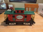 Lionel North Pole Central Lines Train Caboose Car Ready-to-play 7-11975. Fixed Price $10.00.