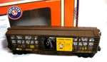 2001 Lionel Train O-scale Farms Poultry Dispatch Animated Box Car 6-26796. Fixed Price $149.99.