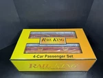 Mth Railking 30-67859 Milwaukee Road 60 Streamlined Passenger 4-CAR Set Lnib. Fixed Price $295.00.