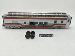 Mth 30-67215 Gauge Santa Fe 60' Streamlined Full Vista Dome Car #509 Ex. Fixed Price $39.64.