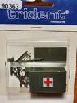 Trident Ho 1:87 Army Medical Corps Portable Field Shelter S-280 Kit Nib. Fixed Price $13.50.