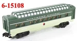 Lionel 6-15108 Northern Pacific Full Vista Dome Pass.car (broken Truck) 1996. Fixed Price $18.00.