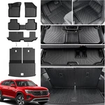 Vw Atlas Floor Mats 2018-2026 7 Passenger Tpe All Weather Cargo Set Ob. Fixed Price $98.89.