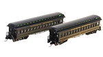 Athearn 11864 50' Overland Canadian Natl 2CAR COACH#327 Set Knuc Cplrs+mtlwhls. Fixed Price $105.95.