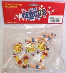 K-line Circus Acrobats & Clowns O27 Scale Figure K-41712 Accessory Train. Fixed Price $21.99.