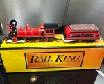 Mth Railking 30-1585-1 Circus 4-6-0 Ten Wheeler Steam Engine /proto 3.0 Nib. Fixed Price $625.00.