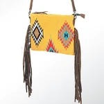 American Darling Western Cross Body Bag With Hand Woven Saddle Blanket &. Fixed Price $50.00.