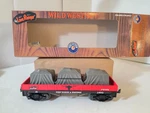 Lionel 6-26610 Wild West Set Lone Ranger Truss Rod Gondola Covered Load New Ob. Fixed Price $49.99.