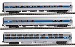 Kato 106-6286-1 Scale Amtrak Amfleet Intercity 3 Car Set With Led Lighting. Fixed Price $169.99.