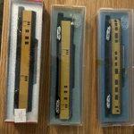 Con-cor Union Pacific Scale Passenger Sets 4028 4021E 4051E Never Used. Fixed Price $80.00.