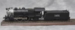 Lionel 6-18096 4-4-2 Atlantic Santa Fe 1491. Fixed Price $275.00.