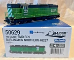 Rapido Ho Scale Burlington Northern SD9 With Dcc & Sound. Fixed Price $300.00.