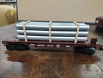 Modern Train Sales Inc Mtsi Scale Pennsylvania Railroad #1848 Flatbed Car. Fixed Price $21.99.