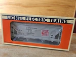 Lionel Trains 6-52023 Detroit Toledo Lcca 2-BAY Center Flow Hopper Car Nib. Fixed Price $24.99.