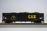 Bachmann 17618 Ho-scale 40' Quad Hopper Car Csx With "coal" Silver Series. Fixed Price $28.99.