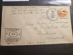 Apo 350 Le Mans, France 1944 Censored Wwii Army Cover 3112TH Signal Bn 206. Fixed Price $9.99.