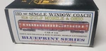 Branchline Blueprint Series 80' Single Window Coach Ho Gauge Gulf Mobile & Ohio!. Fixed Price $109.95.