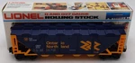 Lionel 6-6100 Gauge Ontario Northland Covered Quad Hopper Ex/box. Fixed Price $19.99.