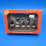 Lionel Ups People Pack Hand Painted Pewter Figures 6-34195. Fixed Price $21.99.