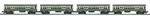Mth 30-2673-1 Chicago Cta 6200 Series 4 Car Subway Set Proto 2.0 Gauge Rail. Fixed Price $849.99.