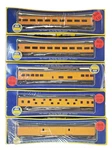 Ahm Ho Scale Union Pacfic Yellow Cars- 1930 And 1935 Models Sealed New In Box. Fixed Price $150.00.