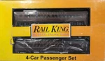 Railking By Mth Scale 60' Madison Passenger Set Pennsylvania 30-1551A 4 Cars. Fixed Price $299.99.