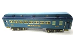 Mth Standard Gauge Tinplate Two Tone Blue Comet- Passenger Car No 420 Faye. Fixed Price $284.99.