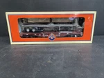 Lionel 6-26695 New Jersey Transit Flatcar With Flatbed Trailer & Wood Load Nib. Fixed Price $33.99.