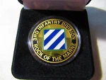 Us Army 3RD Infantry Div "rock Of The Marne" Challenge Coin W/ Presentation Box. Fixed Price $19.99.