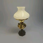 Antique Rock Island Lines Railroad Car Brass Kerosene Lamp Electric Convert. Fixed Price $349.95.
