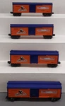 Lionel 6-11849 Centennial Series 4-CAR Woodside Reefer Set Ex. Fixed Price $32.89.