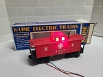 K-line Gauge K6138 Santa Fe Atsf #6138 Caboose Illuminated Working Box Ln. Fixed Price $14.36.