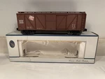 Weaver (crown) 3-RAIL Milwaukee Road 40 Outside Braced Boxcar! Scale Cmst&p. Fixed Price $54.95.